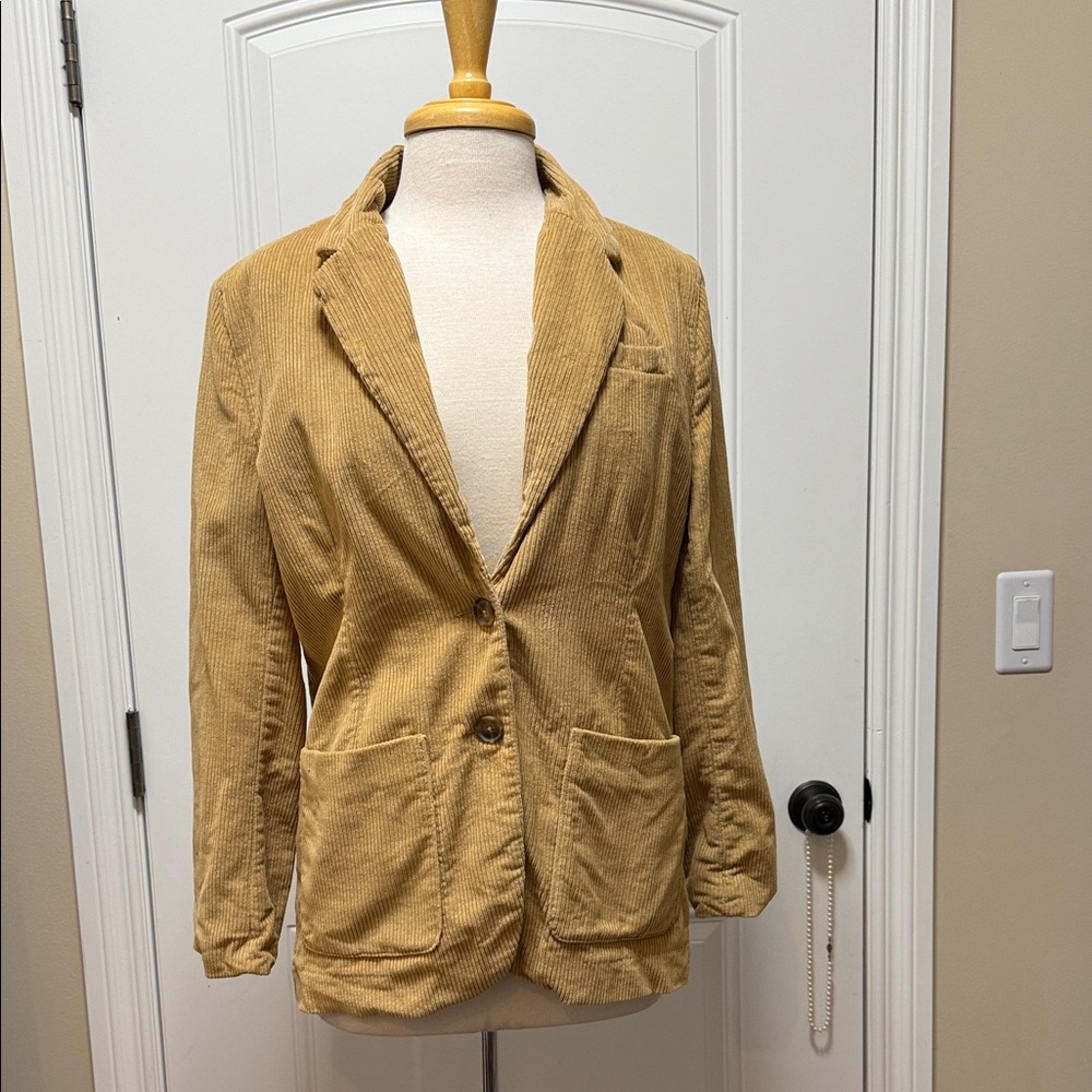 Levi's Tan Corduroy Women's Blazer